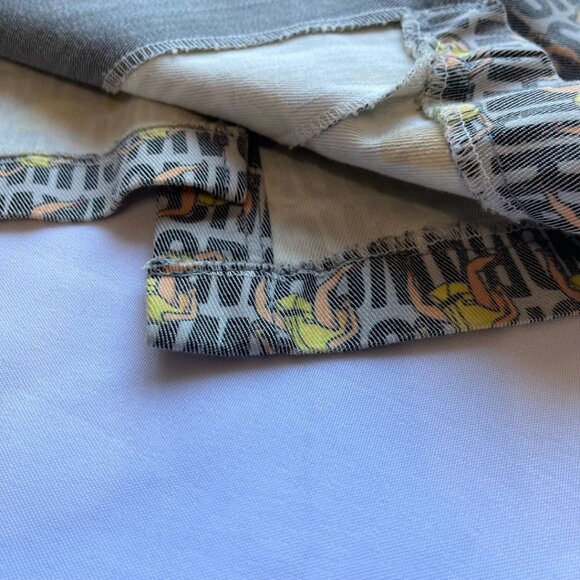 RAW WOMEN'S CUSTOM GRUNGE PATWORK GRAPHIC SLIM FIT JAKET - S - Picture 9 of 11